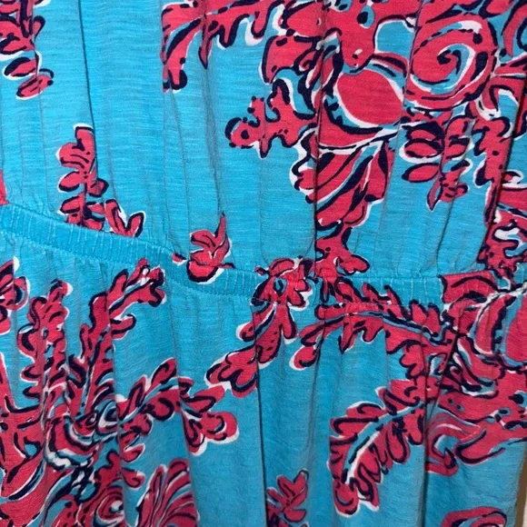 Lilly Pulitzer Mills Maxi Dress Rhode Island Reef - Picture 4 of 6